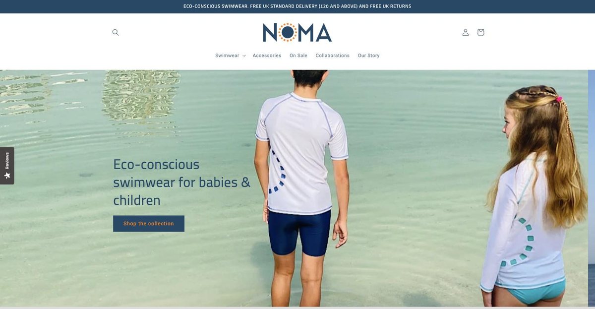 Noma Swimwear website