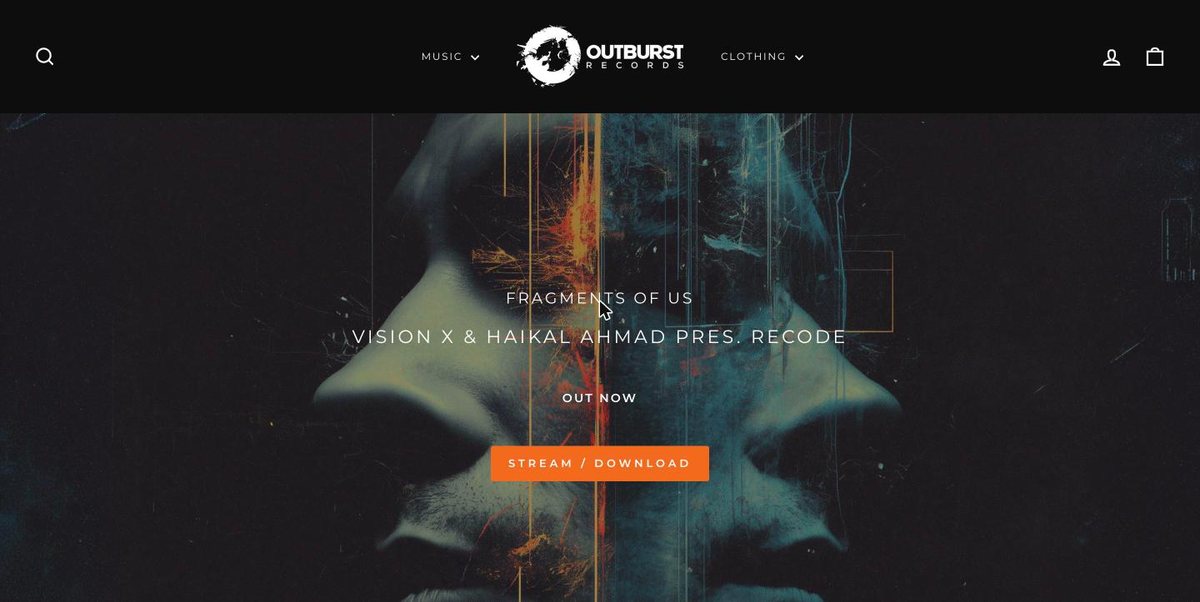 Outburst Records website